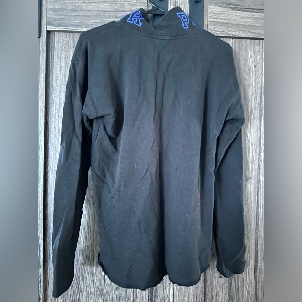 VICTORIA’S SECRET QUARTER-ZIP, SIZE SMALL, BLACK - Picture 2 of 3